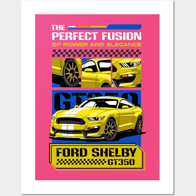 Ford Shelby Wall Art by Harrisaputra